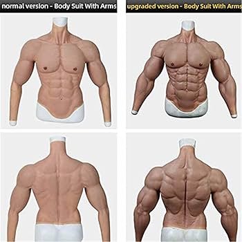 シリコン製/筋肉ボディスーツ Amazon.co.jp: 筋肉スーツ 男性用 シリコン筋肉スーツ 偽筋肉服